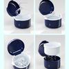 Travel Double Layer Braces Box Draining Mini Denture Storage Box Portable Mouthguard Case