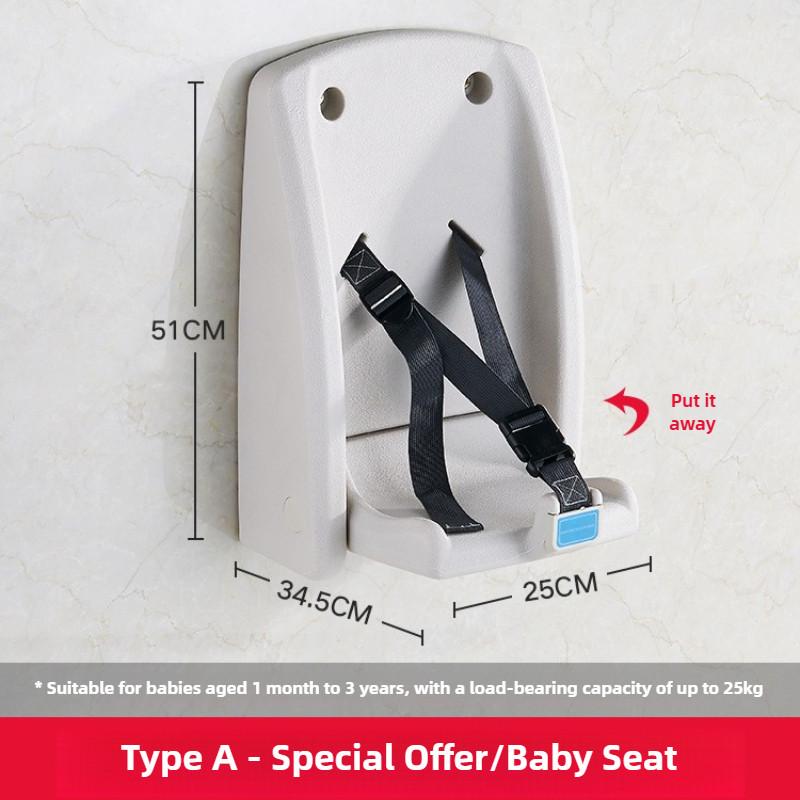 Multifunctional Newborn Diapers Changing Table Nursery Room Baby Care Table Foldable Baby Lounge Chair Wall Mounted