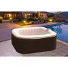 Banheira inflável SUNSPA - AC01-LED - 157 x 67 cm - 4 lugares - Quadrado (Acompanha filtro, cadeado, lençol e manta)