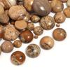 5/10 Stück Naturstein Cabochon 4-25mm Bildstein Runde Flache Rückseite Cabochon Perlen Für Schmuckherstellung DIY Ring Anhänger Zubehör
