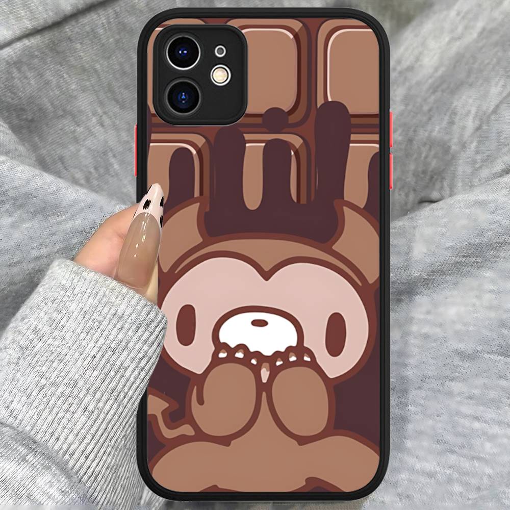 

Popular Kawaii G-gloomyS Bears Matte Protective Case For IPhone 16 15 14 13 12 11 Pro Max X XS MAX Protection Case iphone 13 pro