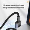 Multiple Length Braided Type C Cable Supports PD240W Super Fast Charging And Angled Plug Detail For Easy Use