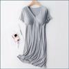 MODENGYUNMA Summer Thin Maternity Nursing Tunic Top