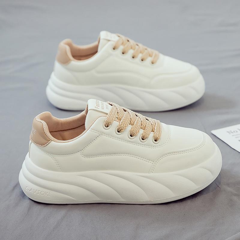 22 spring and summer breathable tide new thick-soled heightening board shoes soft-soled dad shoes 35