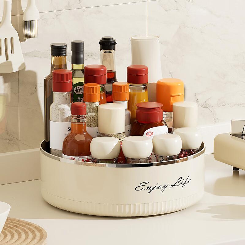Круглая вращающаяся настольная полка-органайзер Wutuo
