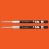 PARKER Jotter Original Gel Pen Smooth Black Gel Ink Medium 2 pieces Refill, Refill, Tip, 0.7 mm,
