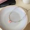 Beaded Butterfly Necklace for Women - Light Luxury, Niche Design, Delicate Collar Chain, Sweet and Cool Neck Chain