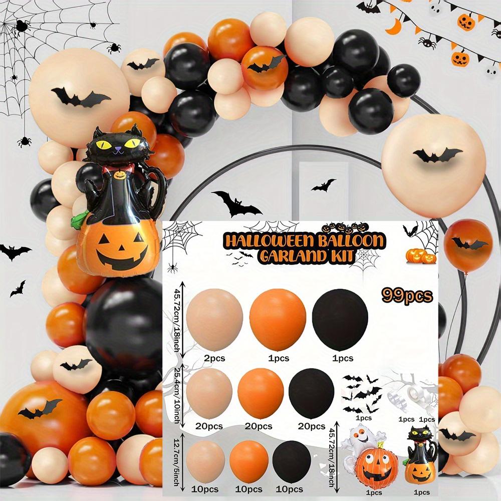 99PCS Halloween Balloon Arch Halloween Balloon Decoration Birthday Party Halloween Engagement Ceremony Anniversary Celebration Other