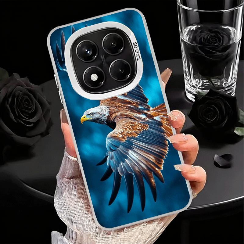 Bald Eagle Cool Soft Phone Case for Samsung Galaxy S24 S25 FE S26 Edge S23 Ultra S22 Plus S21 + Shockproof Cover Back Shell
