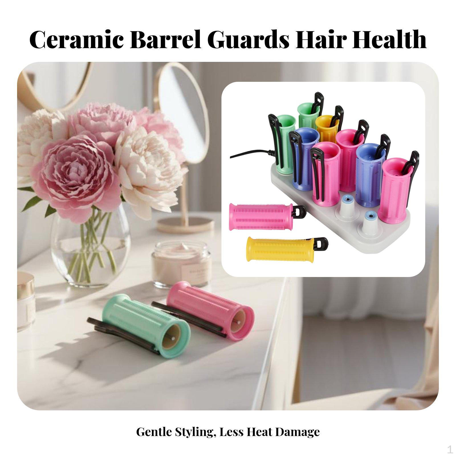 

10Pcs, Rollers Curling , Portable, Easy to Use Fast Heating DIY Heated Curlers Hair