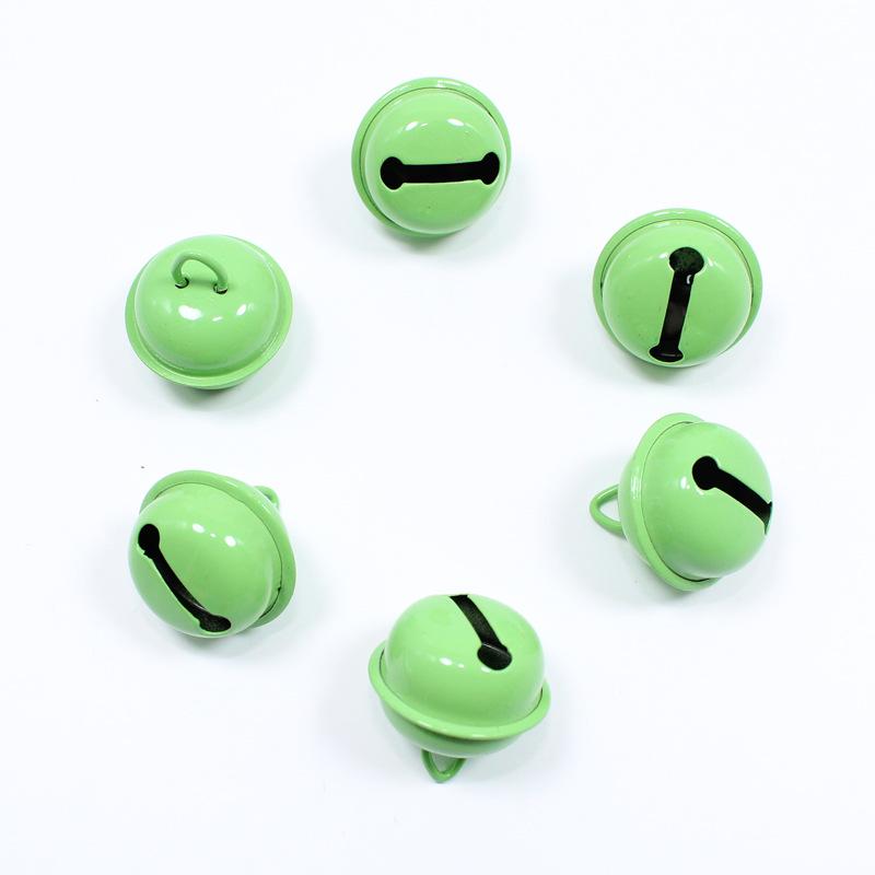 22mm Candy Color Enamel Metal Bells - Christmas Ornaments, DIY Pet Accessories, Keychain Pendants