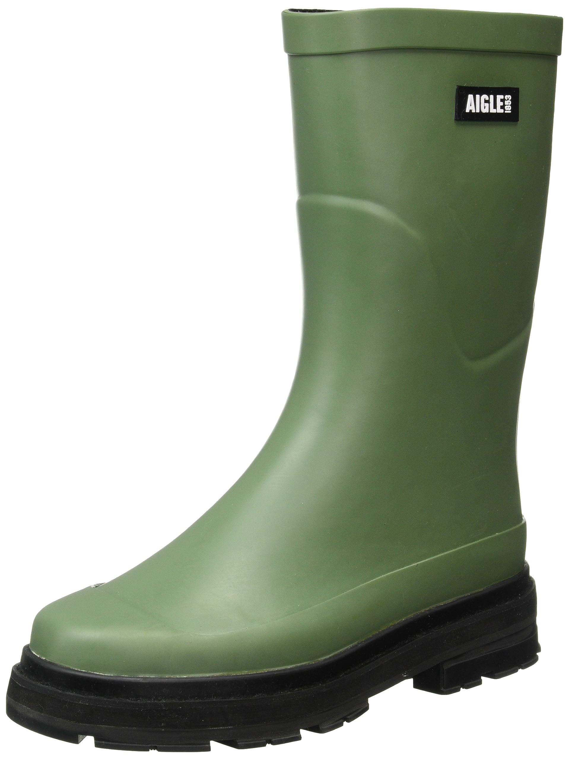 

Резиновые дождевые сапоги см [Aigle] [Официальный] Водонепроницаемые, Водоотталкивающие Полусапоги, Оливковые, 23.5 оливковый