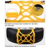 Car Tire Anti-skid Chains Thickened Beef Tendon Wheel Chain for Snow Mud Road