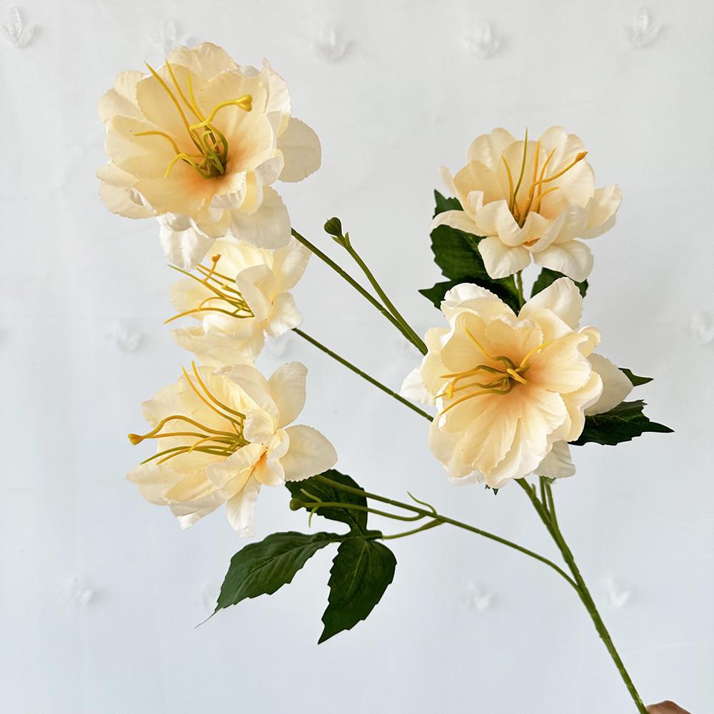 Snow Flower Artificial Lotus Wedding Hotel Restaurant Desktop Props Decoration