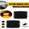 For 1997-06 Jeep Wrangler TJ Dynamic LED Front Side Marker Bumper Signal Light A