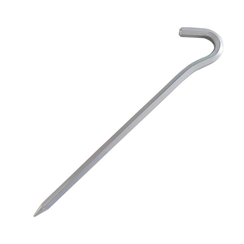 ZISIZ Ultra-Light 18cm Hexagonal Question Mark Tent Peg