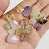 Faceted Cube Beads Natural Quartz Crystal Stone Nugget Amethysts Loose Beads for Jewelry Making DIY Charms Necklace Bracelets