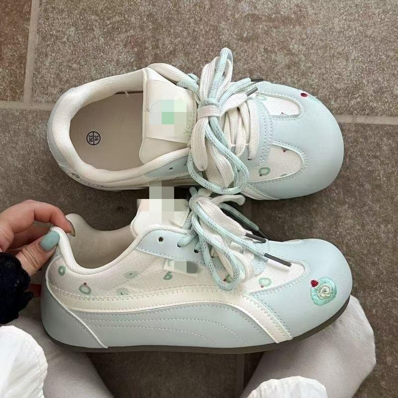 Campus style bear female autumn new high value casual sweet board shoes versatile little white