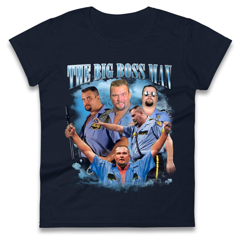 Big Boss Man Bootleg Womens T Shirt Mens Tops Tees Unisex