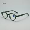 Blue Light Blocking Presbyopia Hyperopia Glasses Fashion High-Definition Round Reading Eyeglasses Women Men Computer Eyewear