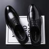 Wenzhou Genuine Leather Shoes Men's First Layer Cowhide British Style Men's Shoes Business Dress Commuting Wedding Derby Shoes Wear-resistant Autumn