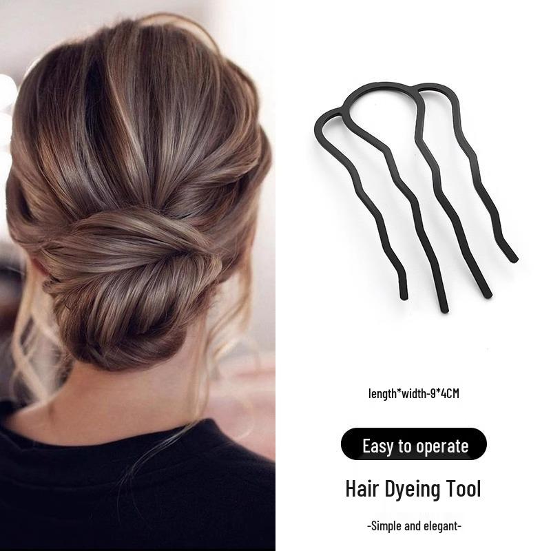 U-Shaped Pearl Women's Updo Hairpin 2025 - Elegant Insert Comb Headwear