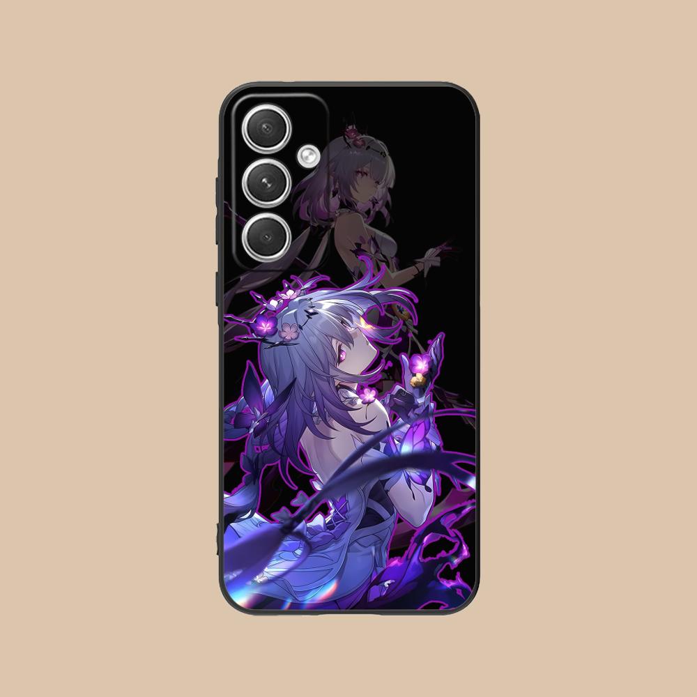

HSR Castorice Matte TPU Mobile Phone Case for Samsung Galaxy S26 S25 S24 S23 S22 S21 S20 Note20 Plus FE Ultra Colorful Cover Galaxy Note20