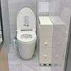 Waterproof Toilet Side Narrow Cabinet Mobile Bathroom Gap Organizer Floor Standing Storage Unit for Bathroom