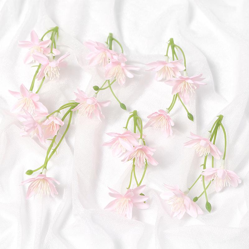 5/10/20PCs 12cm Silk Artificial Flowers 3Forks Bouquet Daisy for Home Room Wedding Decorations DIY Craft Garland Accessories
