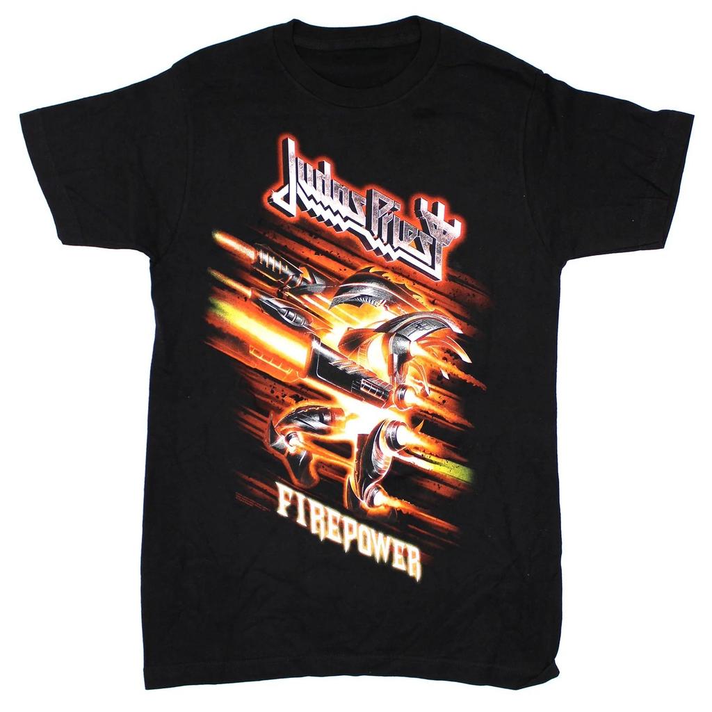 Judas Priest Fire Power Tour Tričko High-end Luxusní Pro Muže i Ženy Top Y2k Léto 2026