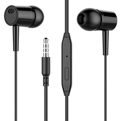Wired 3.5MM Headset Headphone With Mic Earbuds New In-Ear Wired Earphone