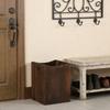 Portable Double Handle Wood Waste Basket For Easy Movement And Emptying Perfect For Home Or Offices Use