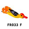 10 Color Floating Duck 9cm Rotating Webbed Road Sub Bait 11g Rotating Tractor Fish Bait Torpedo Frog Biomimetic Bait Lure