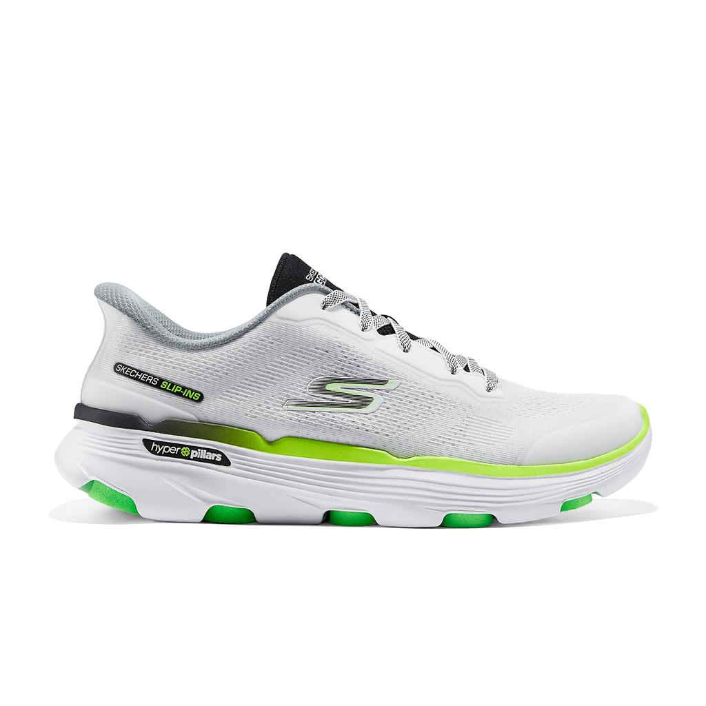 Skechers Fashionable Comfortable Versatile Low-Top Running Shoes Men Sneaker White 220674-WGRN