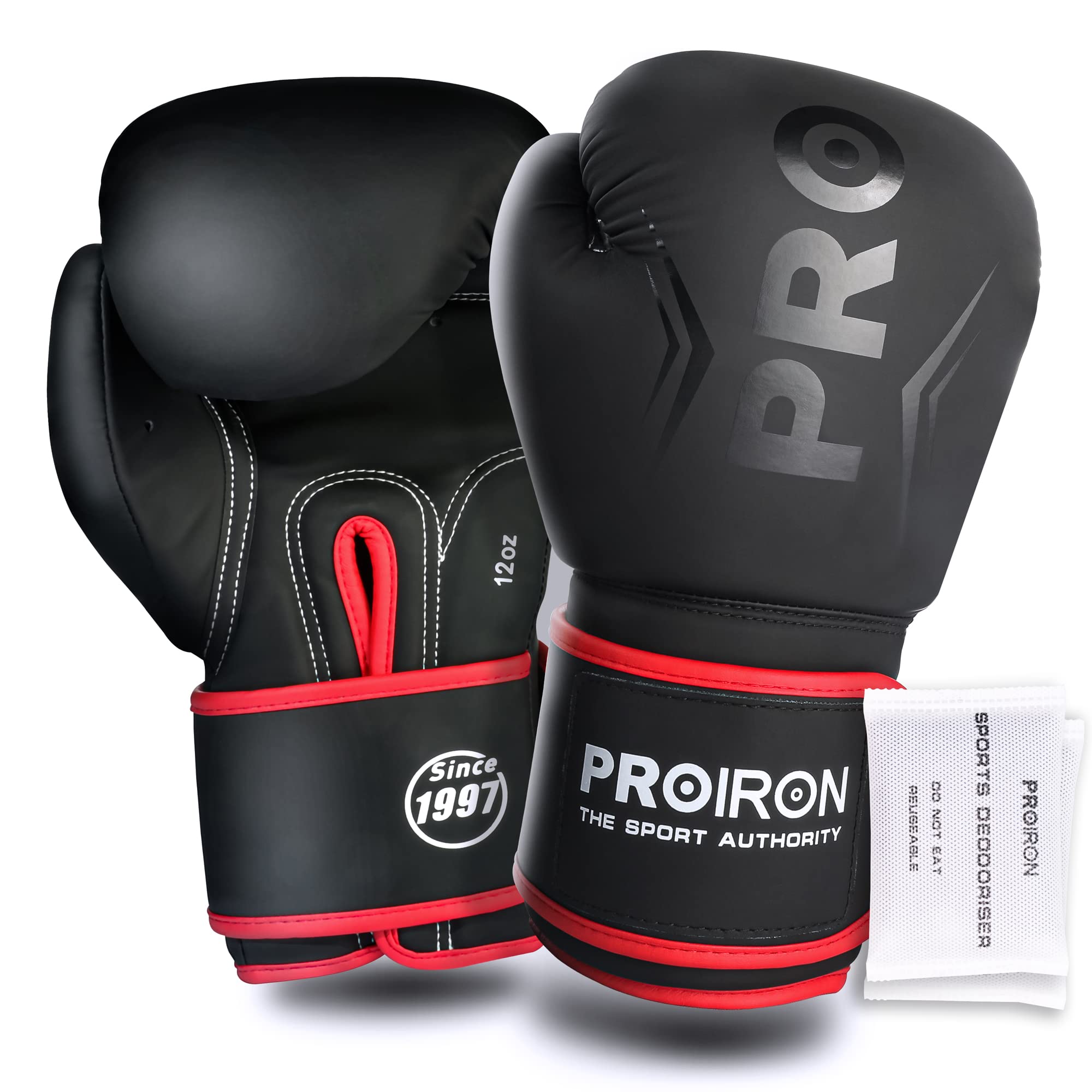 

PROIRON Boxing Includes Maintenance Warranty Gloves, 12oz, Thick, Durable, Comfortable, Bag, 1-Year