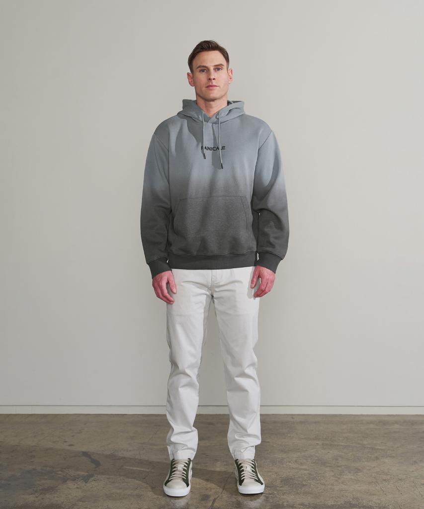 PANICALE Light Grey Regular Slim Fit Cotton Pants (Type B)
