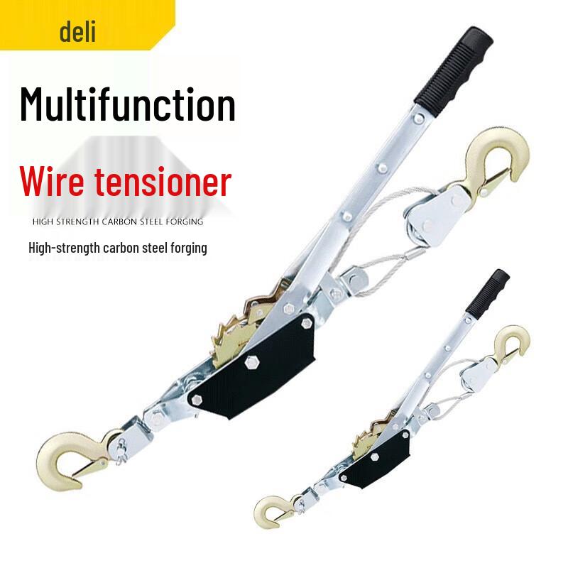 Deli Multi-function Double Hook Wire Rope Tensioner