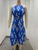 Summer Sexy Off-the-Shoulder Halter Neck Women's Dress