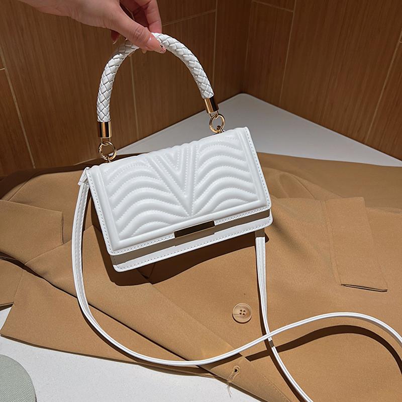 2023 Summer New Retro Pu Street Fashion Single Shoulder Crossbody Bag Women's Bag