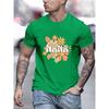 Printed Tee Shirts Man Breathable Cotton T Shirt Sport All-Match Clothing Crewneck Loose Short Sleeve
