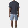 Stone Island Ss25 Compass Patch Ribbed Crew Neck Short Sleeve T-Shirt Men T-Shirts Navy-Blue K1S1521000-34S0115-V0020