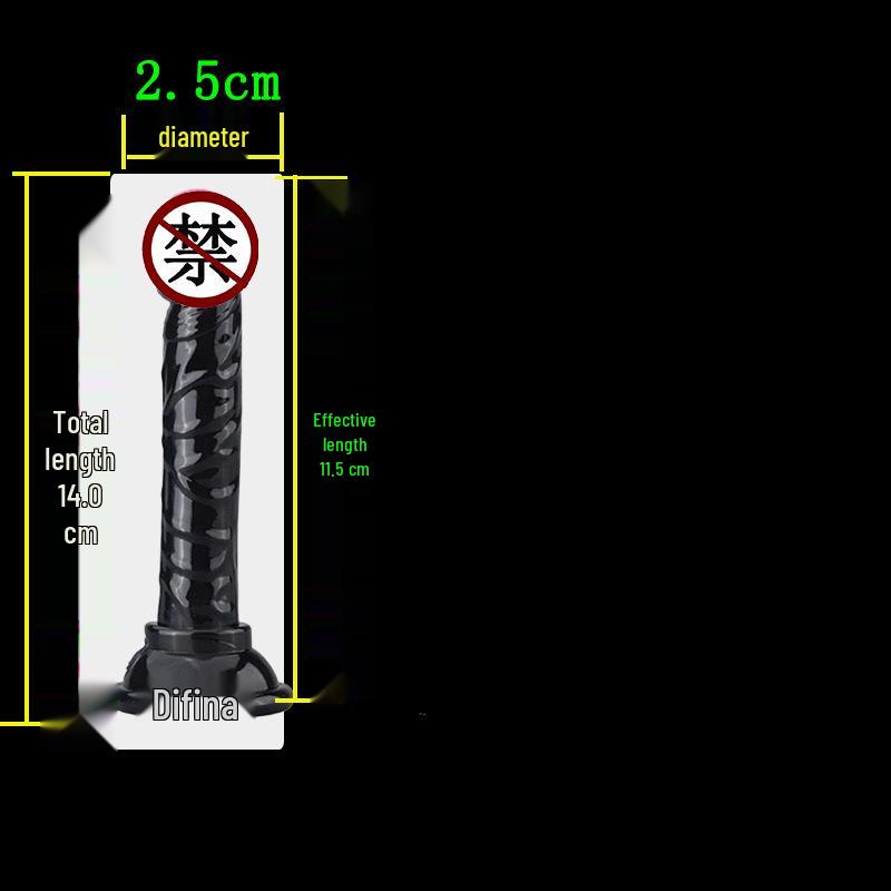 High Transparency Thick Suction Cup Dildo for Women - Flirting Adult Toy