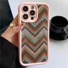 Bohemian Style Sweater Pattern Phone Case For iPhone 16 15 14 13 12 11 Pro Max X XS XR 7 8 Plus Fashion Shockproof Back Cover
