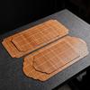 Creative Handmade Bamboo Tea Mat Craftsmanship Kung Fu Tea Set Accessories Tea Making Insulation Mat Bamboo Mat Dry Tea Mat