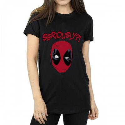 Camiseta feminina/senhora seriamente algodão namorado
