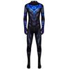 Costume Cosplay di Nightwing dei Titani in Tessuto Misto Cotone per Role Play Anime