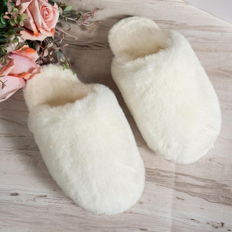 Fashion 2025 NEW Women's Thick Bottom Slippers Indoor Outdoor Wear Autumn Winter New Style Home Comfortable Cotton Slippers Head