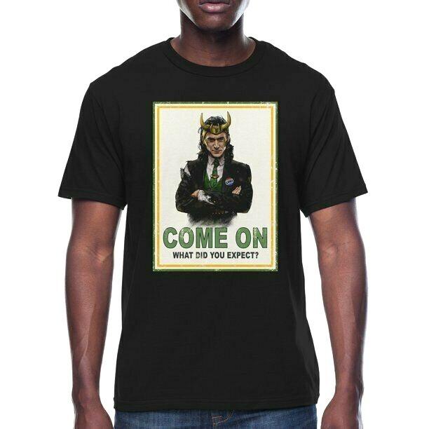 

26 Marvel Comics LOKI COME ON Character Graphic Tee Shirt New Unisex T-Shirt S разноцветный