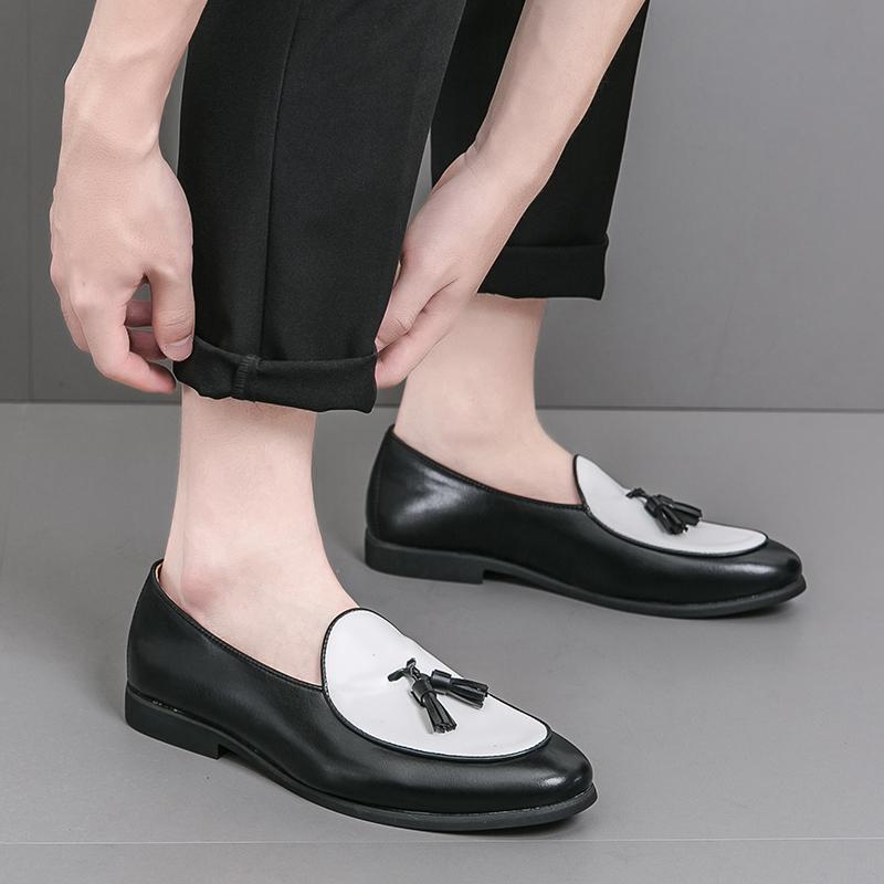 Fashion Mixed Colors Mens Dress Shoes Retro Male Leather Shoes Business Male Baroque Footwear Casual Mens Oxford Footwear