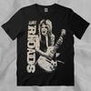 Randy Rhoads 90s Retro Style Black Tshirt